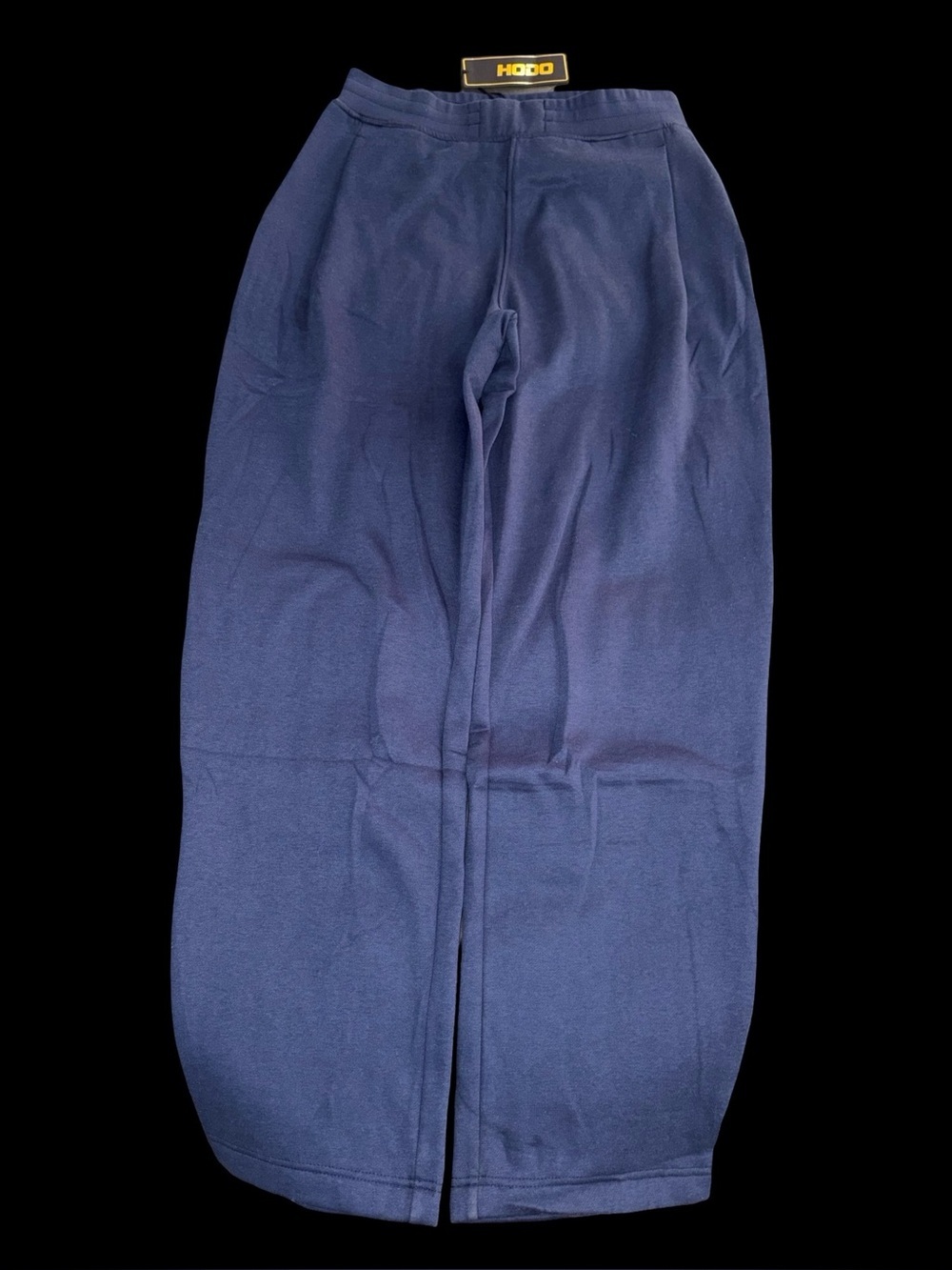 NWT HODO Navy Blue Wide Leg Sweatpants Lounge Pants Size L Tall 34” Inseam